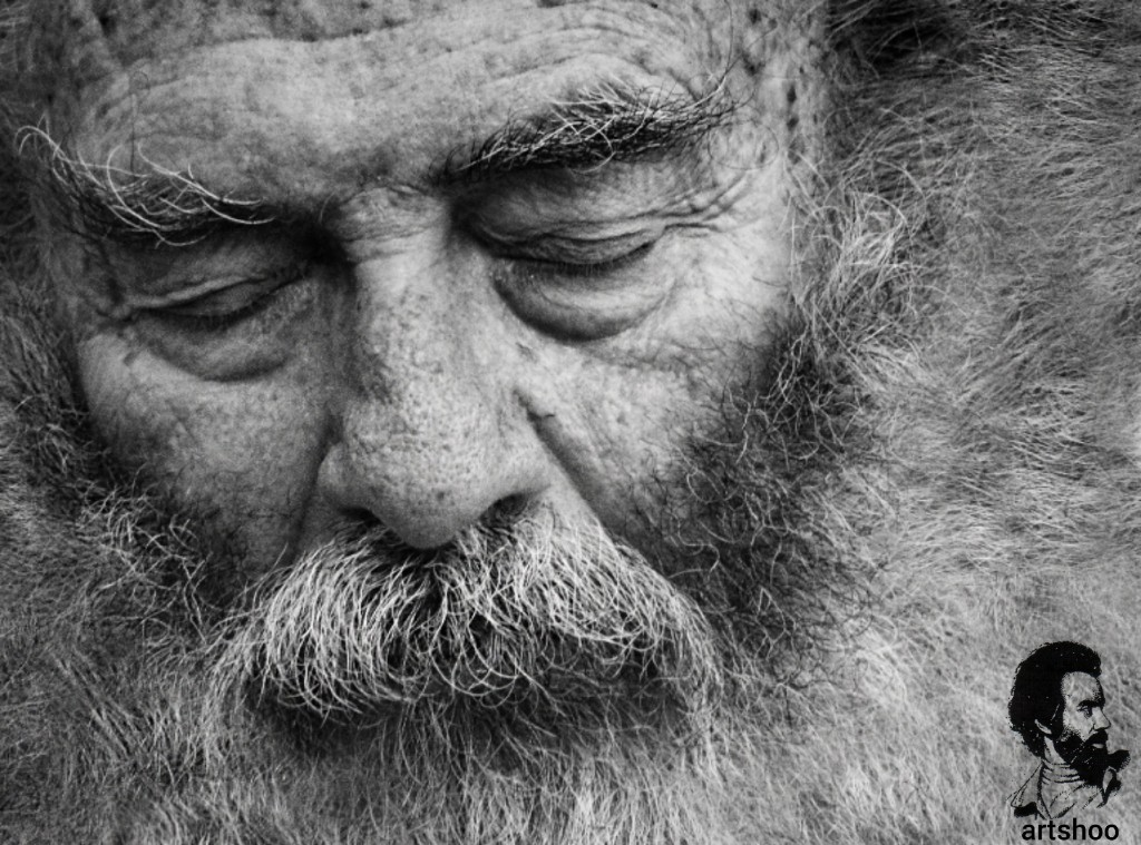 مدل پرتره سیاه قلم